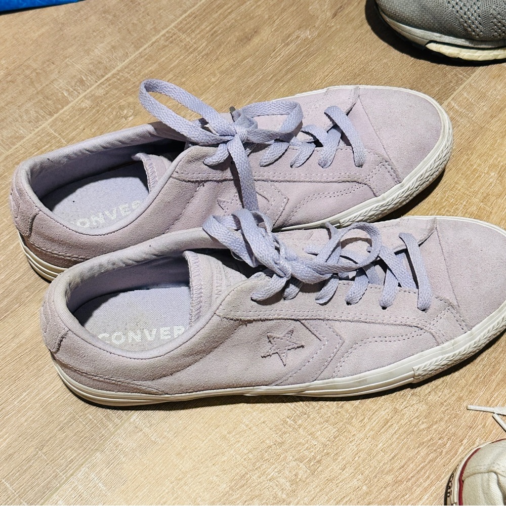 Converse Light Purple Lace-Up Sneakers
